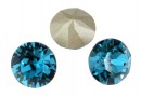 Swarovski, chaton SS39, indicolite, 8mm - x2