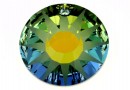 Swarovski, frosted Sun pendant, sahara, 12mm - x2