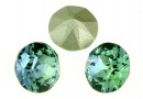 Swarovski, chaton SS39, provence lavender-chrysolite blend, 8mm - x2