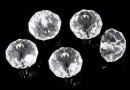 Swarovski, briolette bead, crystal clear, 6mm - x4