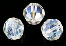 Swarovski, faceted round bead, moonlight, 12mm - x1