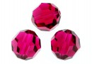 Swarovski, faceted round bead, ruby, 12mm - x1