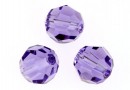 Swarovski, faceted round bead, tanzanite, 8mm - x2