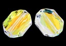 Swarovski, graphic bead, aurora borealis, 12mm - x1