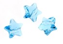 Swarovski, star bead, aquamarine, 12mm - x2