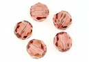 Swarovski, faceted round bead, blush rose, 6mm - x6