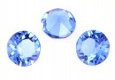 Swarovski, chaton SS39, sapphire unfoiled, 8mm - x2