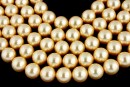 Swarovski pearls, gold, 14mm - x2