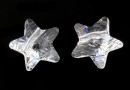 Swarovski, star bead, crystal, 8mm - x2