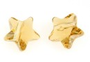 Swarovski, star bead, light colorado topaz, 12mm - x2