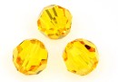 Swarovski, faceted round bead, sunflower, 10mm - x2