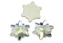 Swarovski, edelweiss cabochon, blue shade, 10mm - x1