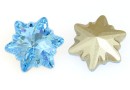 Swarovski, edelweiss fancy, aquamarine, 14mm - x1