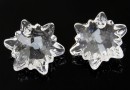 Swarovski, edelweiss pendant, crystal, 18mm - x1