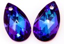 Swarovski, pandantiv picatura, heliotrope, 28mm - x1