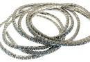 1088 Swarovski Indian sapphire bracelet, rhodium plated, 18cm - x1