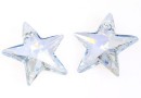 Swarovski, star pendant, blue shade, 40mm - x1