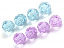 Swarovski, faceted round bead, alexandrite, 8mm - x2