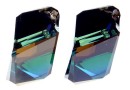 Swarovski, cubist pendant, bermuda blue, 22mm - x1