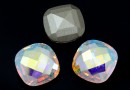 Swarovski, rivoli cabochon, aurora borealis, 12x12mm - x1