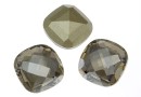 Swarovski, rivoli cabochon, satin, 8x8mm - x1