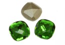 Swarovski, rivoli cabochon, fern green, 8x8mm - x1