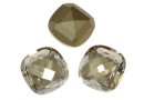 Swarovski, rivoli cabochon, silver shade, 12x12mm - x1