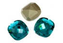 Swarovski, rivoli cabochon, blue zircon, 8x8mm - x1