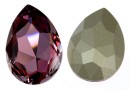 Swarovski, rivoli cabochon, antique pink, 30x20mm - x1