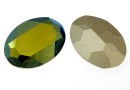 Swarovski, rivoli cabochon, iridescent green, 30mm - x1