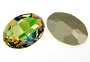 Swarovski, rivoli cabochon, luminous green, 30mm - x1