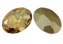 Swarovski, rivoli cabochon, golden shadow, 30mm - x1