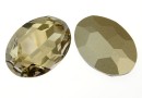 Swarovski, rivoli cabochon, silver shade, 30mm - x1