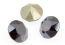 Swarovski, chaton SS39, burgundy satin, 8mm - x2