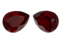 Swarovski drop fancy, siam, 8x6mm - x2