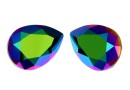 Swarovski drop fancy, scarabaeus green, 8x6mm - x2