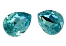 Swarovski drop fancy, light turquoise, 8x6mm - x2