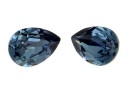 Swarovski drop fancy, denim blue, 8x6mm - x2