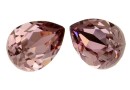 Swarovski drop fancy, antique pink, 14x10mm - x1