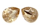 Swarovski drop fancy, light silk, 14x10mm - x1