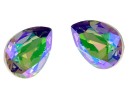 Swarovski drop fancy, paradise shine, 14x10mm - x1