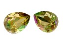 Swarovski drop fancy, luminous green, 14x10mm - x1