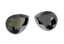 Swarovski drop fancy, jet hematite, 14x10mm - x1