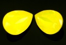 Swarovski drop fancy, yellow opal, 14x10mm - x1