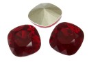 Swarovski, square fancy, siam, 10mm - x1