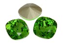 Swarovski, square fancy, fern green, 10mm - x1