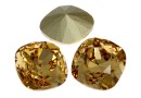 Swarovski, square fancy, light smoked colorado, 10mm - x1