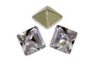 Swarovski, fancy chaton square, smoky mauve, 6mm - x6