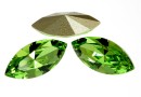 Swarovski navette, fancy chaton, peridot, 6mm - x6