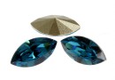 Swarovski navette, fancy chaton, indicolite, 6mm - x6